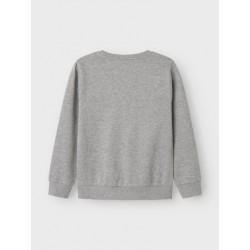 NAME IT Kids Vimo Sweatshirt - Grey Melange