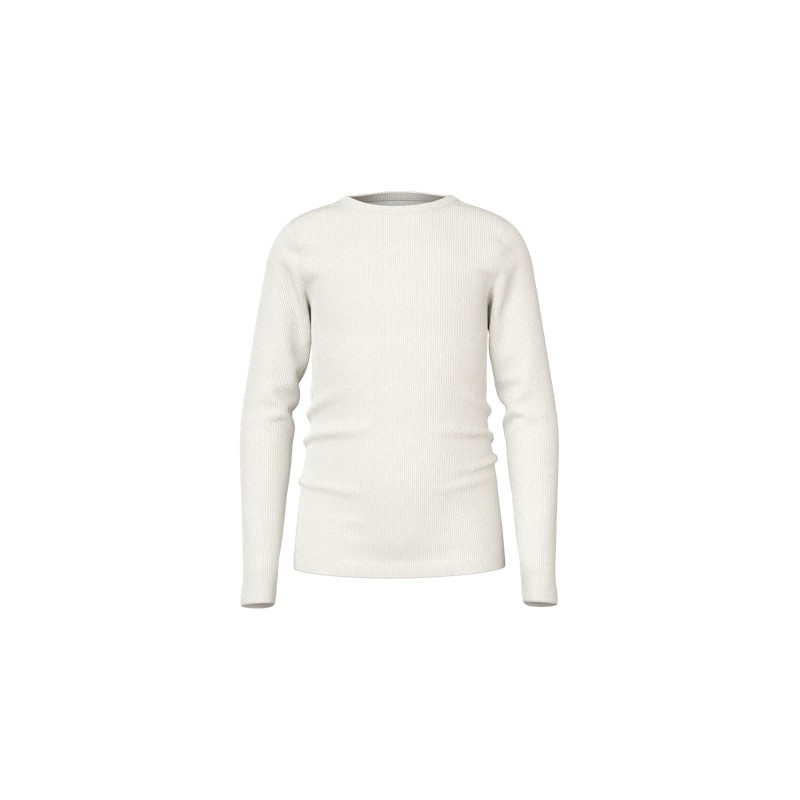 NAME IT Nkfnakal Langærmet Top - Bright White