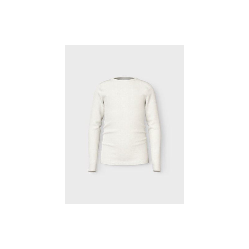 NAME IT Nkfnakal Langærmet Top - Bright White