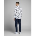 JACK & JONES Leaf Langærmet Hør Skjorte - Hvid