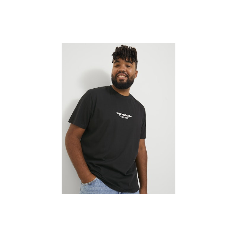 JACK & JONES Plus Jorvesterbro T-shirt - Sort