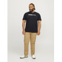 JACK & JONES Plus Ecorp Logo T-shirt - Sort