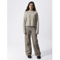 LMTD Lodet Kort Rib Strik Sweater - Peyote