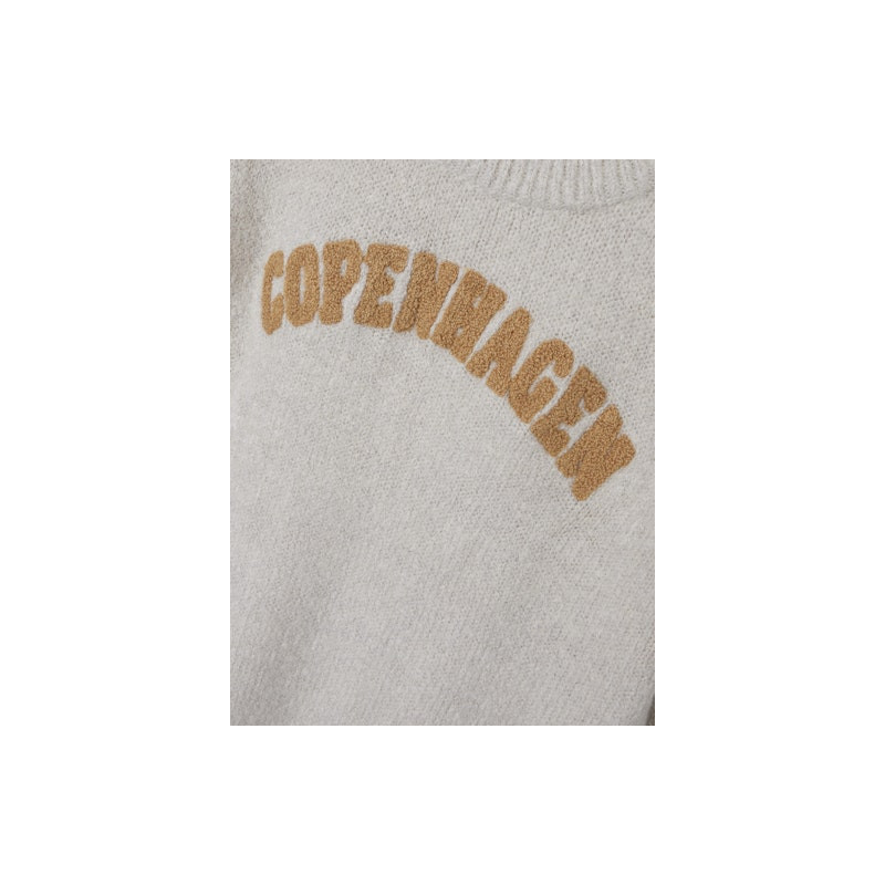 NAME IT Kids Louie Strik Sweater - Peyote Melange