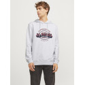 JJ Rebel Casper Hoodie - White Melange