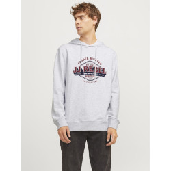 JJ Rebel Casper Hoodie - White Melange