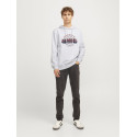 JJ Rebel Casper Hoodie - White Melange