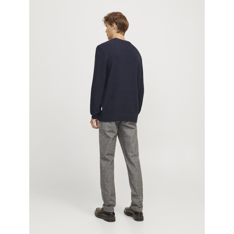 JJ Rebel Josh Crew-Hals Strik - Navy Blazer