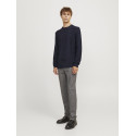 JJ Rebel Josh Crew-Hals Strik - Navy Blazer