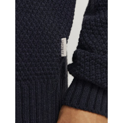 JJ Rebel Josh Crew-Hals Strik - Navy Blazer