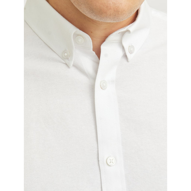 JJ REBEL Oscar L/S Skjorte - Hvid