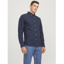JJ REBEL Oscar L/S Skjorte - Navy Blazer