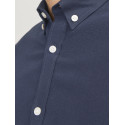 JJ REBEL Oscar L/S Skjorte - Navy Blazer