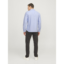 JJ REBEL Oscar L/S Skjorte - Cashmere Blue
