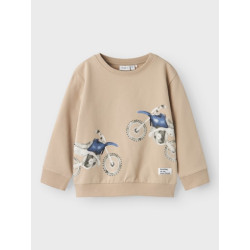NAME IT MINI Teodor Sweatshirt - Pure Cashmere