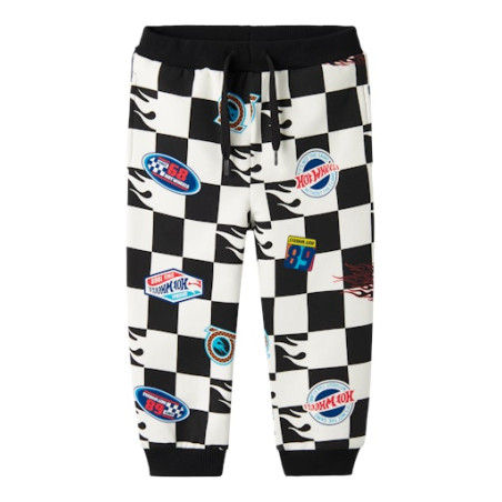 NAME IT MINI Drewy Hotwheels Joggingbukser - Sort
