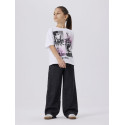 NAME IT KIDS Foxa Wednesday T-shirt - Bright White