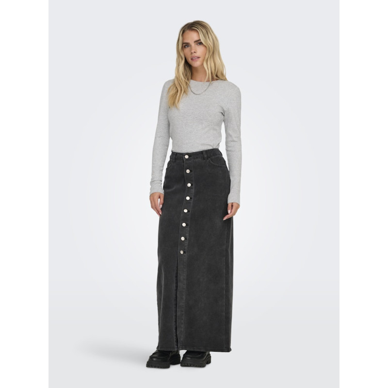 ONLY Riley Top - Light Grey Melange