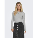 ONLY Riley Top - Light Grey Melange