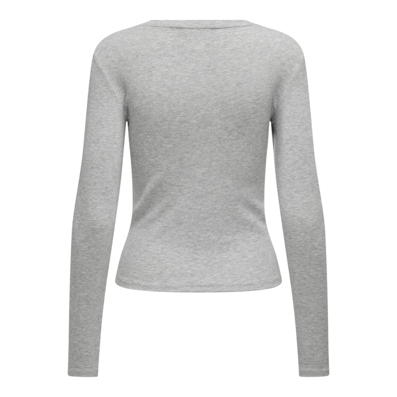 ONLY Riley Top - Light Grey Melange