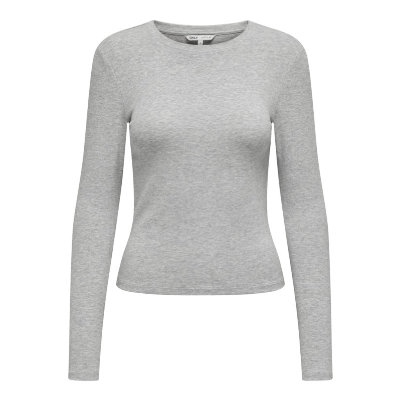 ONLY Riley Top - Light Grey Melange