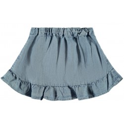 NAME IT Mini Bajytte nederdel - Light Blue