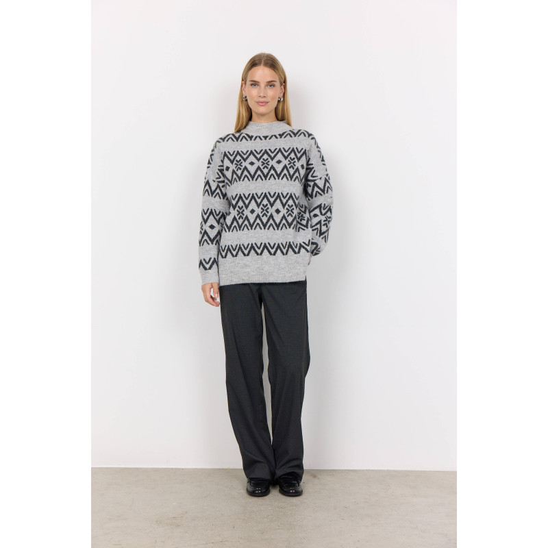 SOYA CONCEPT Nessie Strik Sweater - Grå