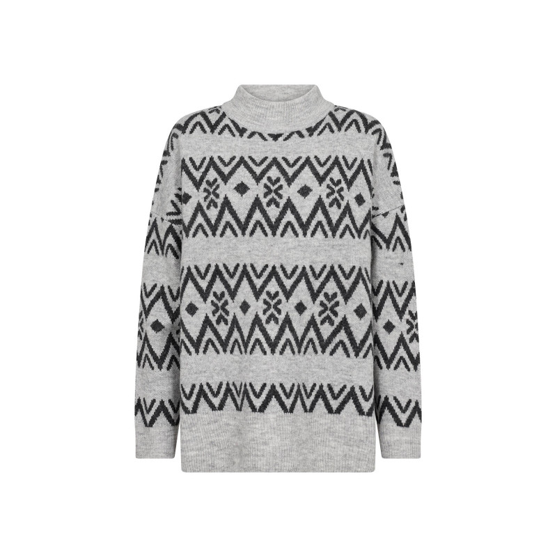 SOYA CONCEPT Nessie Strik Sweater - Grå