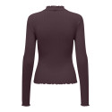 JDY Fransiska L/S Højhalset Basis Top - Winetasting