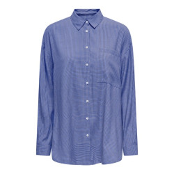 Only Maggie Ternet Skjorte - Amparo Blue