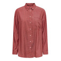 Only Maggie Ternet Skjorte - Racing Red