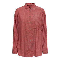 Only Maggie Ternet Skjorte - Racing Red