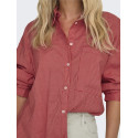 Only Maggie Ternet Skjorte - Racing Red