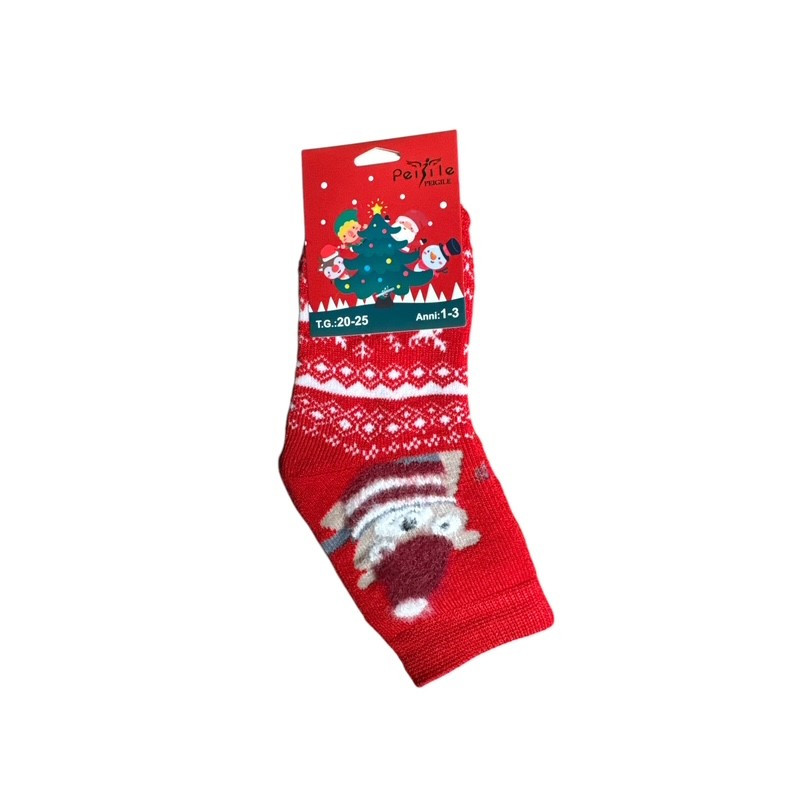 VANTING 3-Pak Julestrømper - Rudolf, Julemand & Bamse