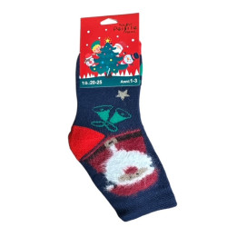 VANTING 3-Pak Julestrømper - Rudolf, Julemand & Bamse