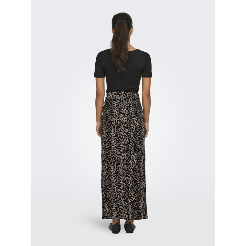 ONLY Cilla-Anlie Lang Split Nederdel - Sort