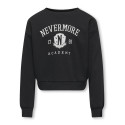KIDS ONLY Nevermore Life Sweatshirt - Sort