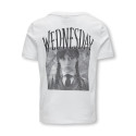 KIDS ONLY Wednesday Life T-shirt - Bright White