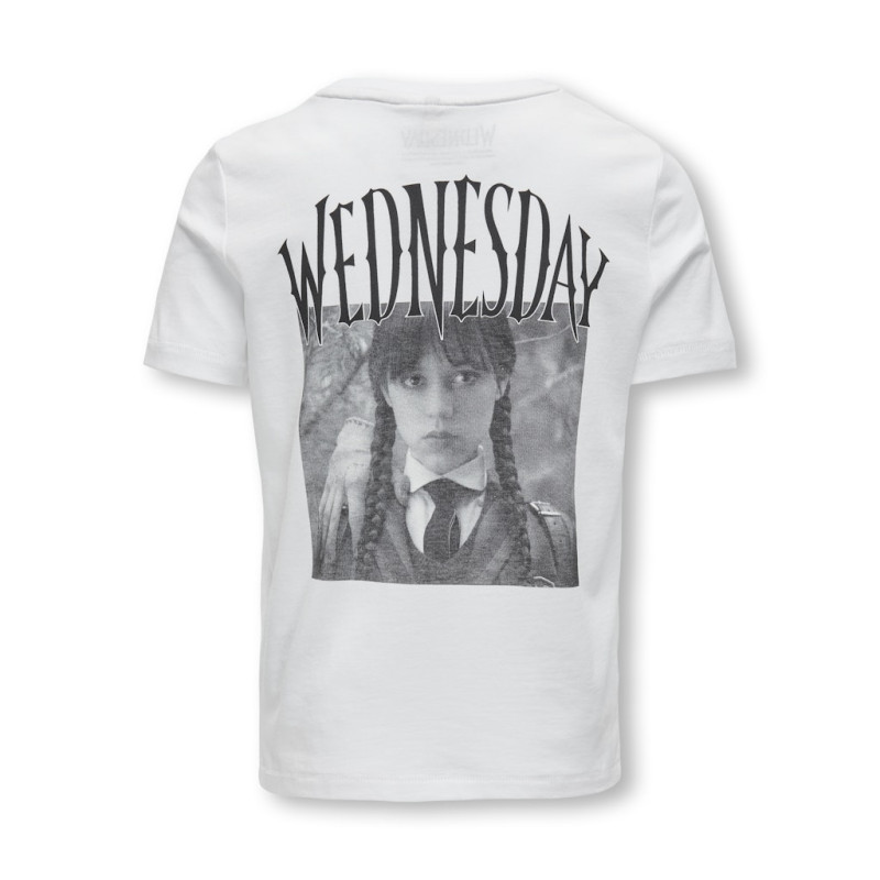 KIDS ONLY Wednesday Life T-shirt - Bright White