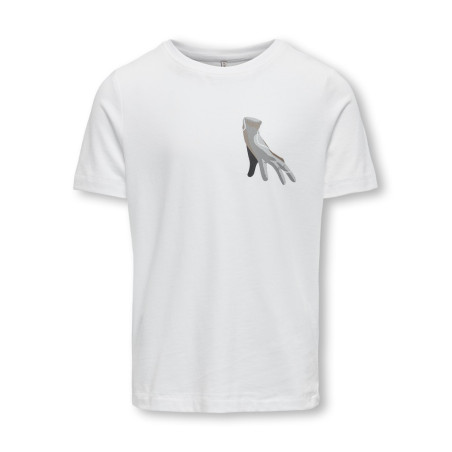 KIDS ONLY Wednesday Life T-shirt - Bright White