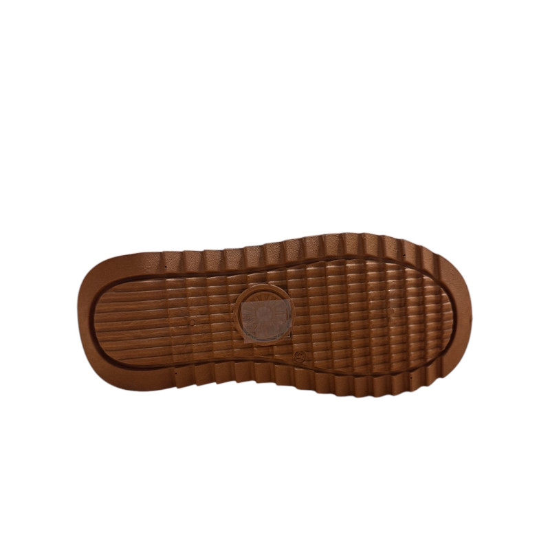 Ankelstøvler med Teddy Bouclé - Camel