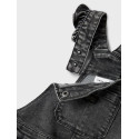 NAME IT MINI Denim Overalls - Dark Grey Denim