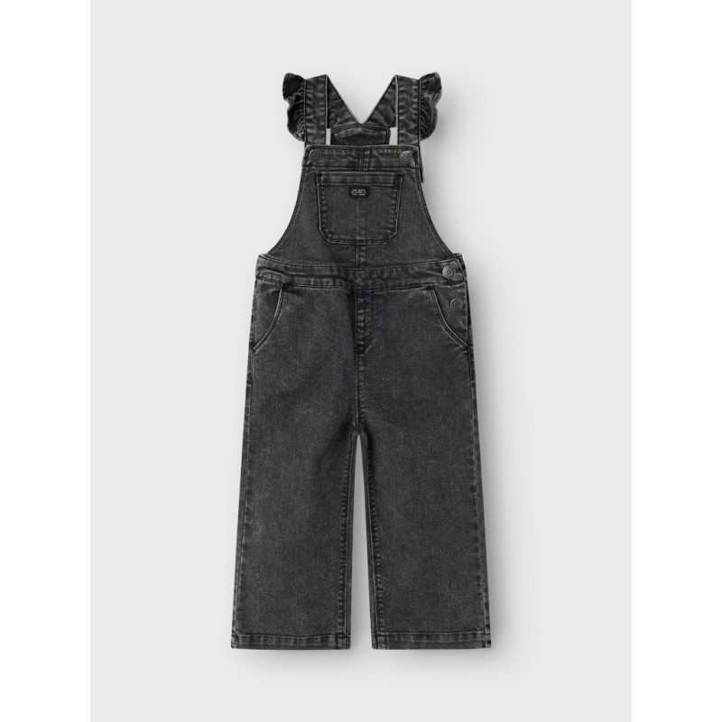 NAME IT MINI Denim Overalls - Dark Grey Denim