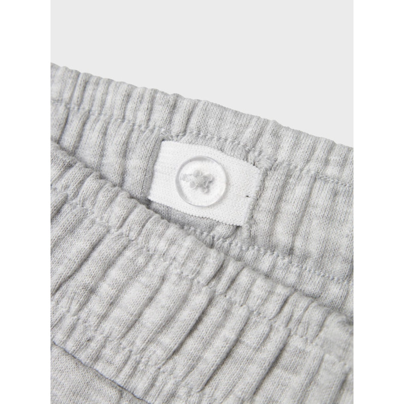 NAME IT KIDS Mille Straight Joggingbukser - Light Grey Melange