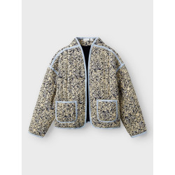 NAME IT KIDS Tirulle Piping Jakke - Pastel Yellow