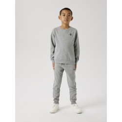NAME IT Kids Vimo Sweat Bukser - Grey Melange