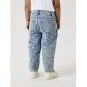 NAME IT Mini Bella Mom Shaped Jeans - Medium Blue Denim