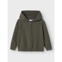 NAME IT MINI Bitan Strik Cardigan - Dusty Olive