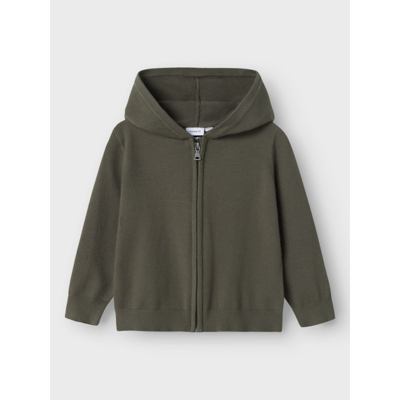 NAME IT MINI Bitan Strik Cardigan - Dusty Olive