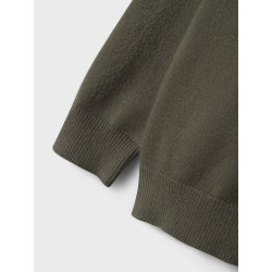 NAME IT MINI Bitan Strik Cardigan - Dusty Olive